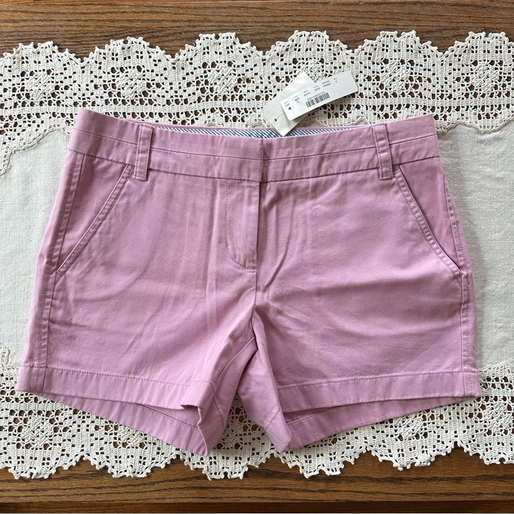 J. Crew Pink Chino Shorts
